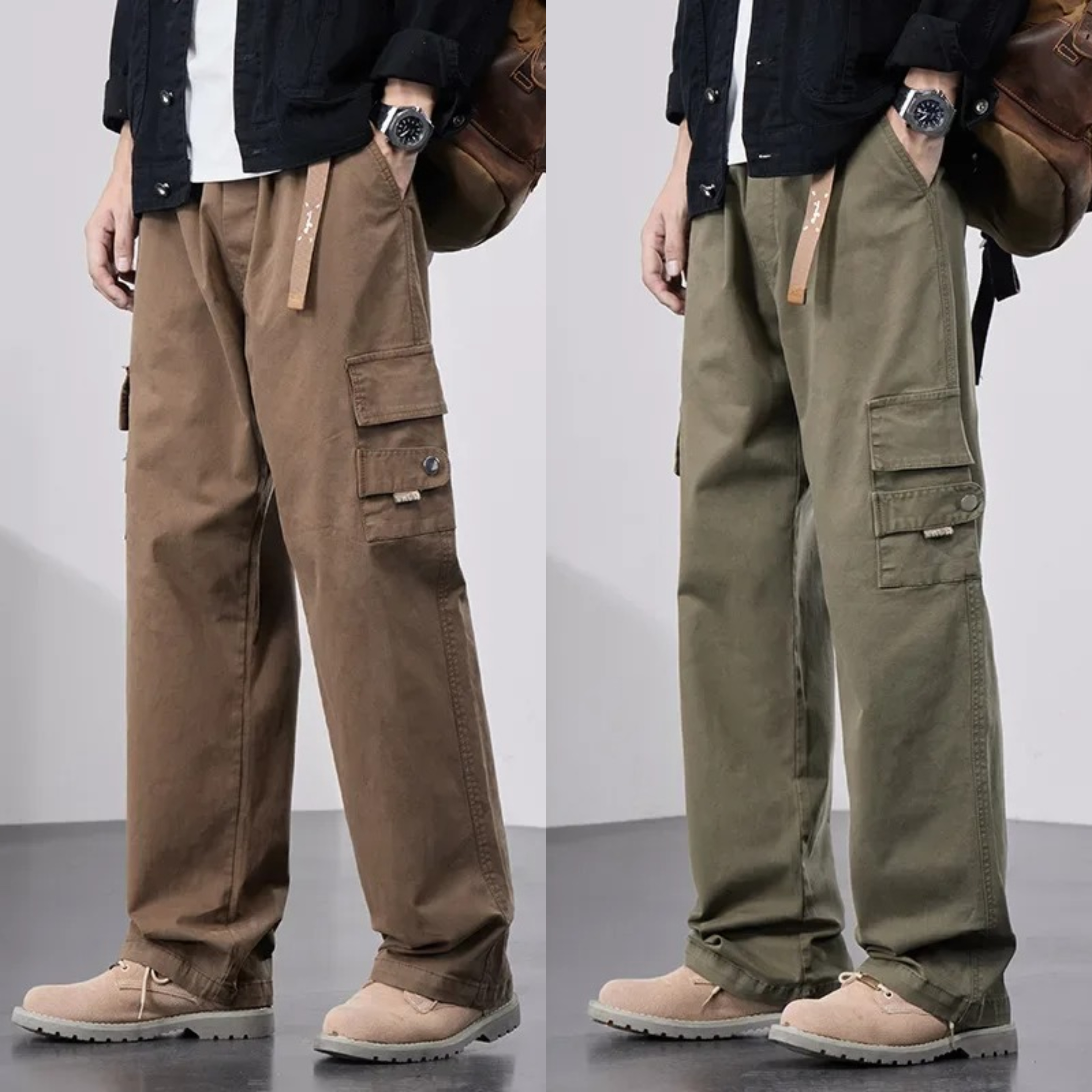 RuggedCore Tactical Cargo Pants – Pack of 2