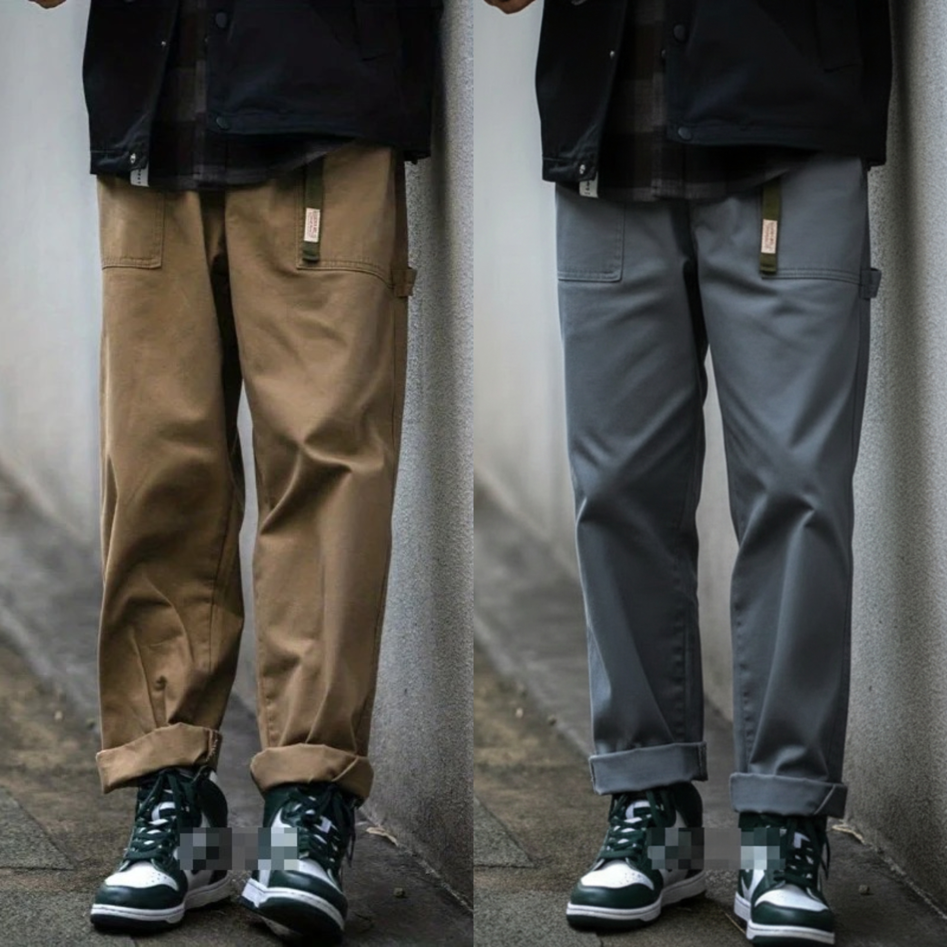 UrbanEdge Straight Fit Cargo Pants – Pack of 2