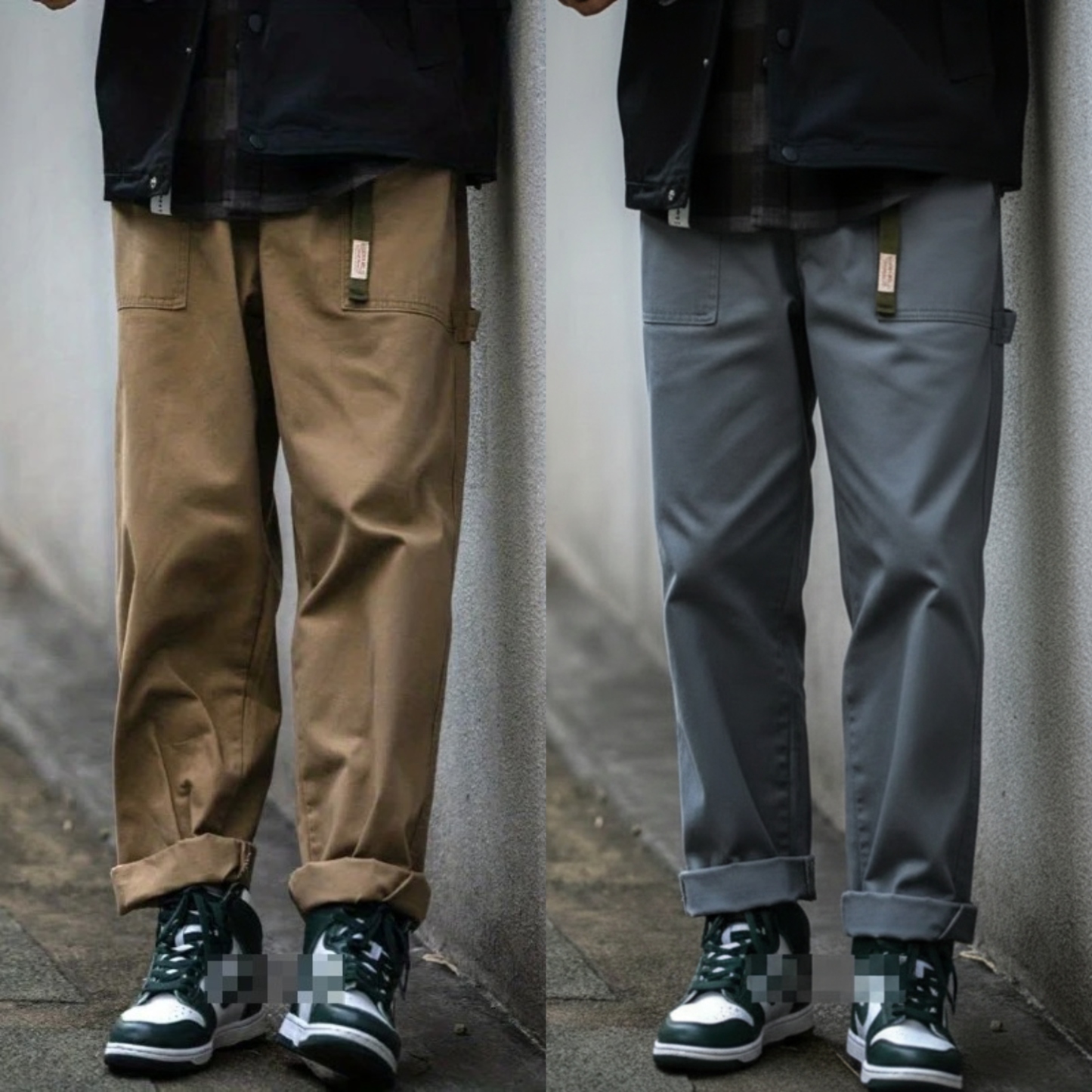 UrbanEdge Straight Fit Cargo Pants – Pack of 2