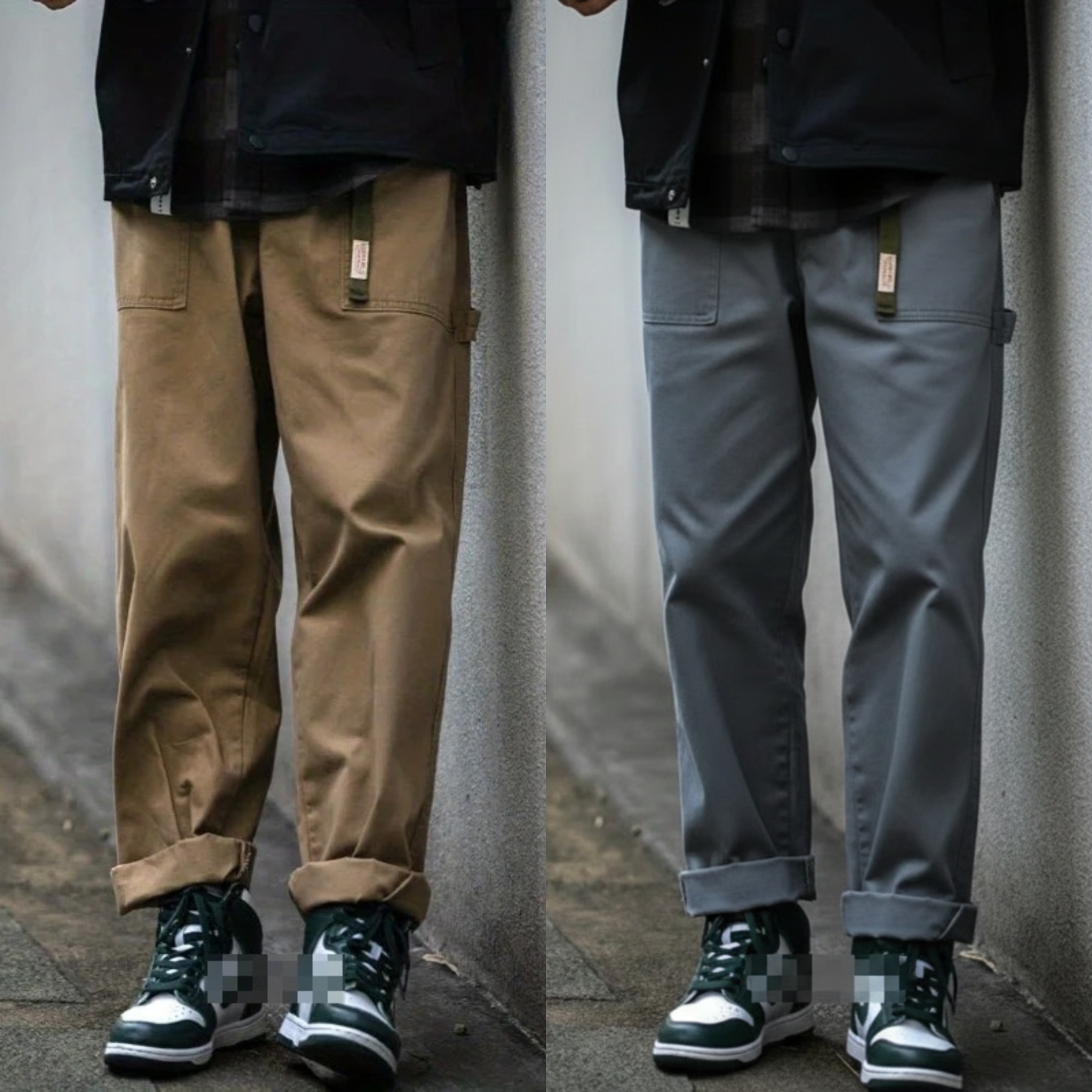 UrbanEdge Straight Fit Cargo Pants – Pack of 2