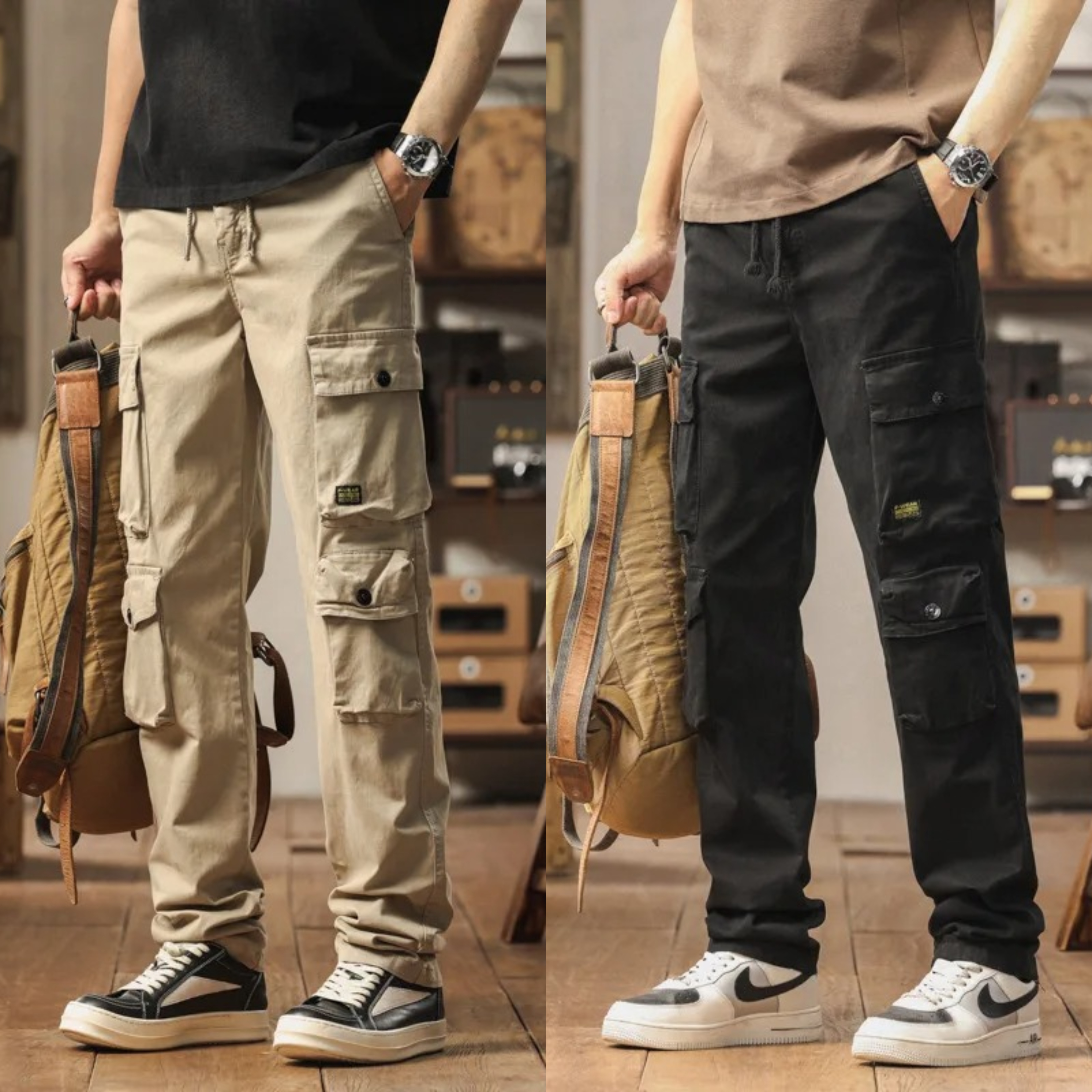 UrbanRider Utility Cargo Pants – Pack of 2