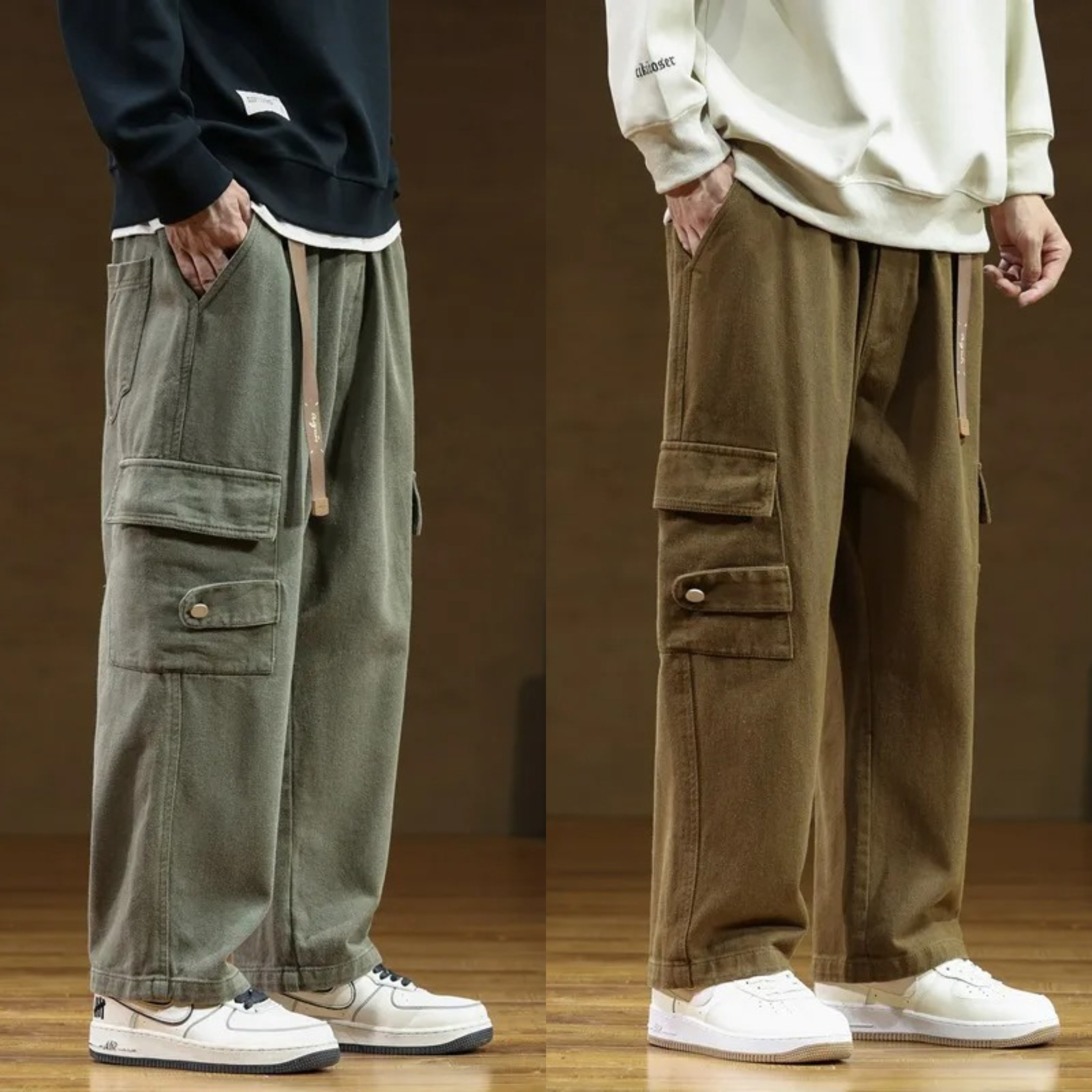 UrbanTrail Relaxed Fit Cargo Pants – Pack of 2