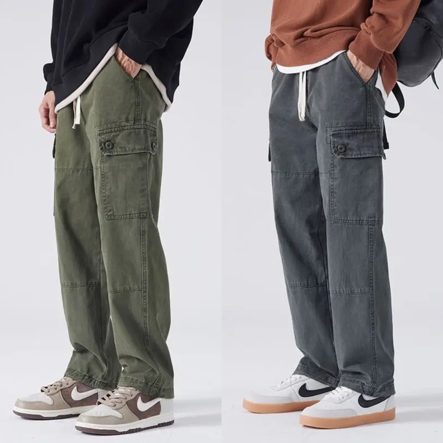 StreetEdge Relaxed Fit Cargo Pants – Pack of 2