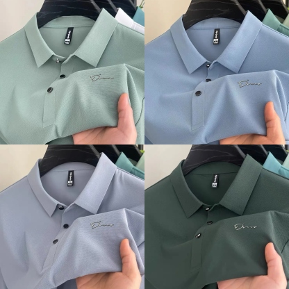 Luxury Custom Relief Short Sleeve Polo T-Shirt