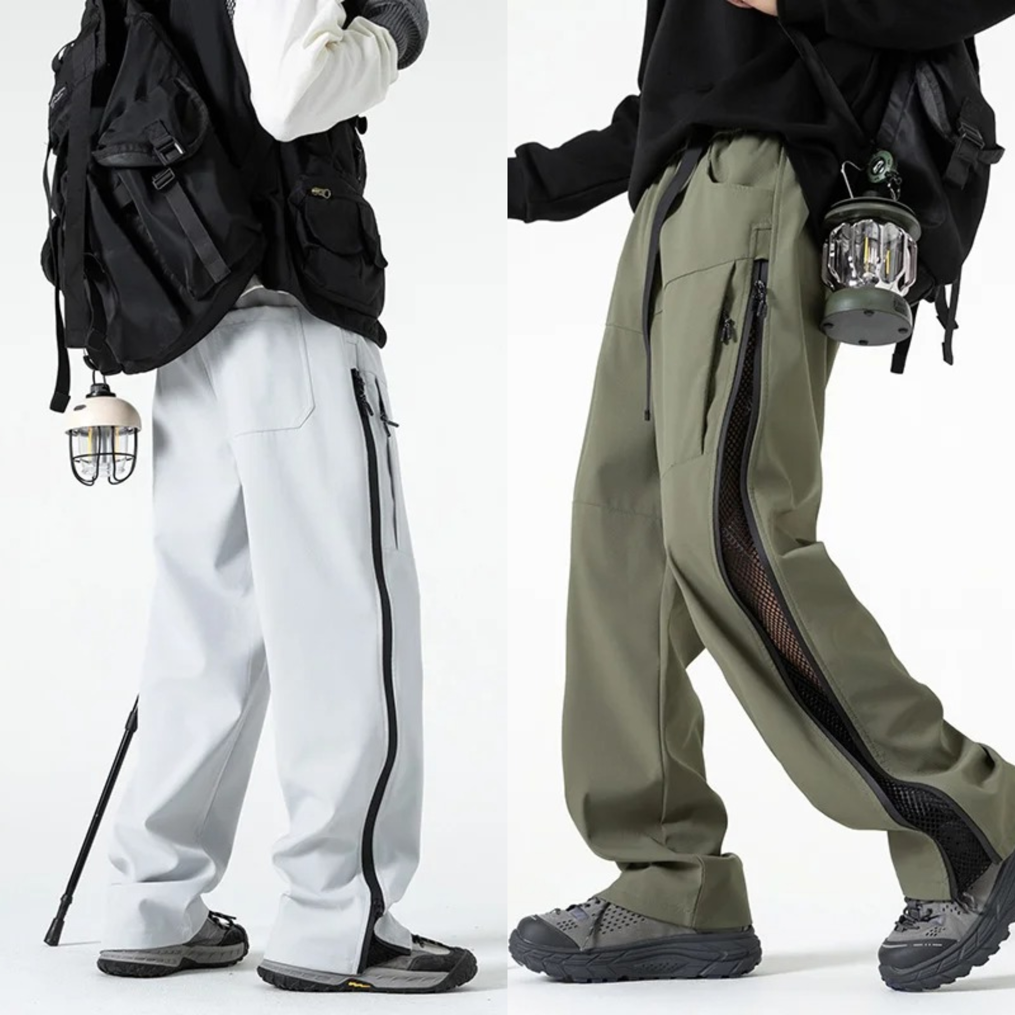 TrailStorm Convertible Zip-Track Pants – Pack of 2