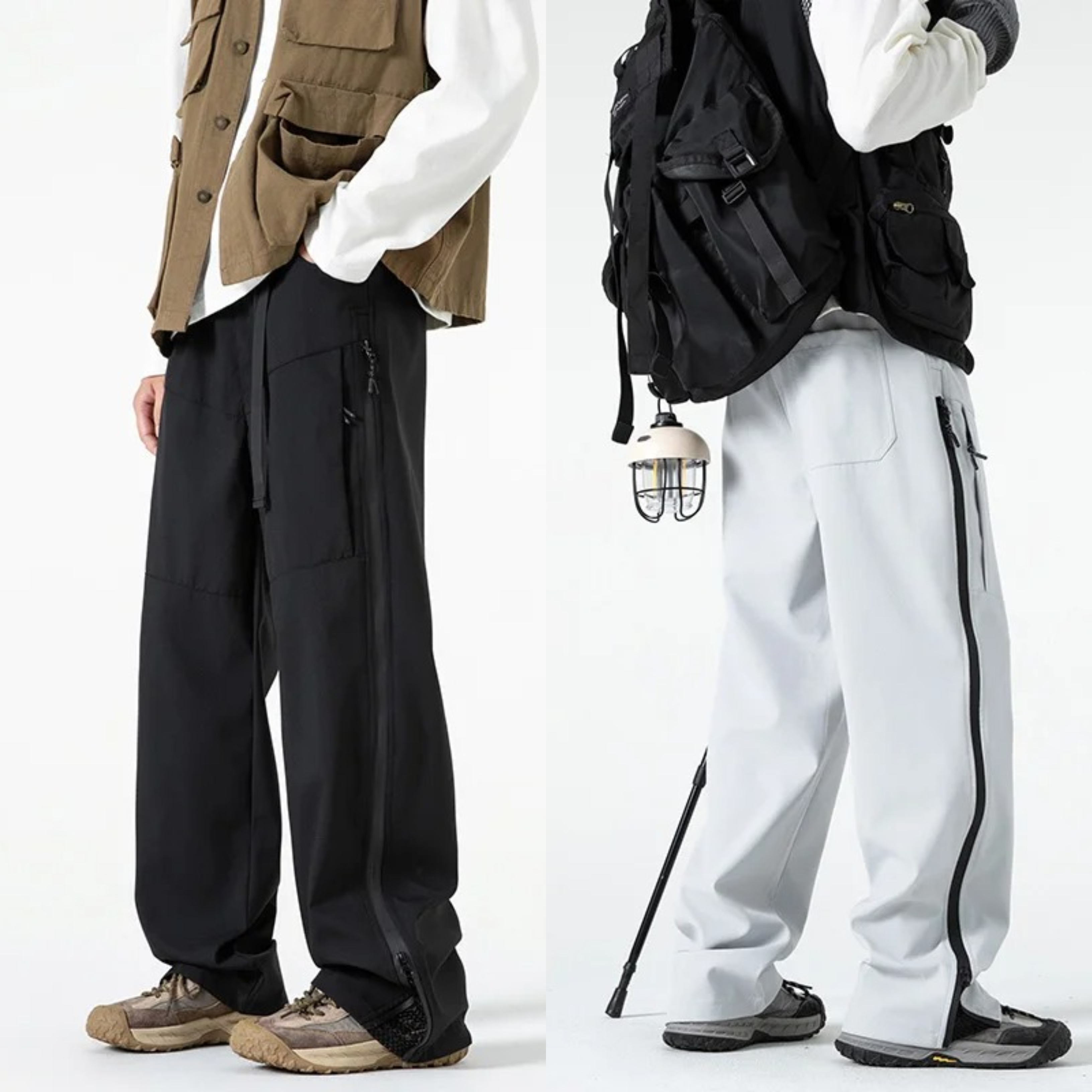 UrbanEdge ZipFlex Utility Pants – Pack of 2