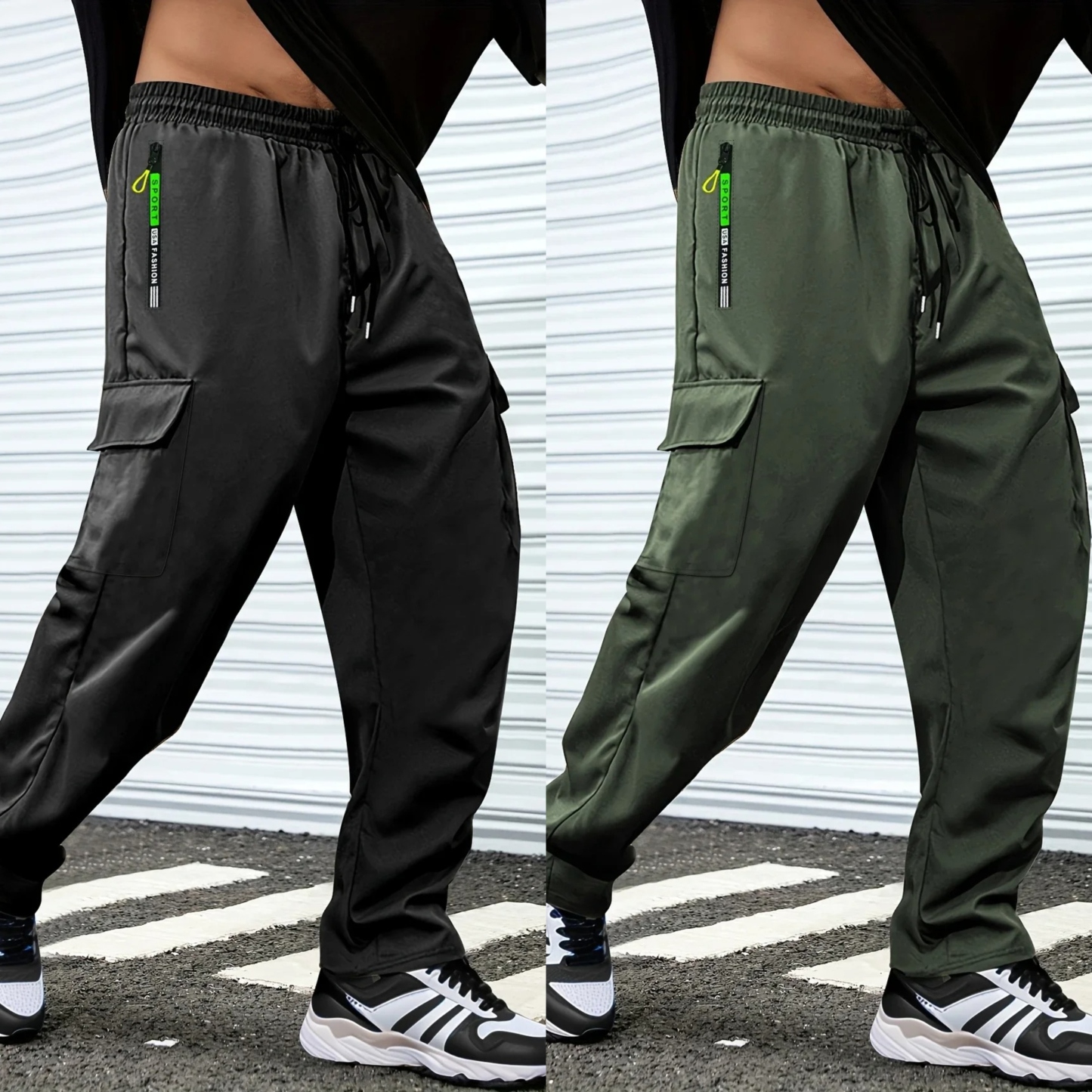 UrbanFlex Active Cargo Joggers Pack of 2