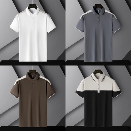 URBAN CONTRAST EDGE POLO SET (Pack of 4)