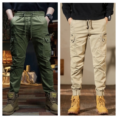 Men’s Multi-Use Cargo Pants – Pack of 2