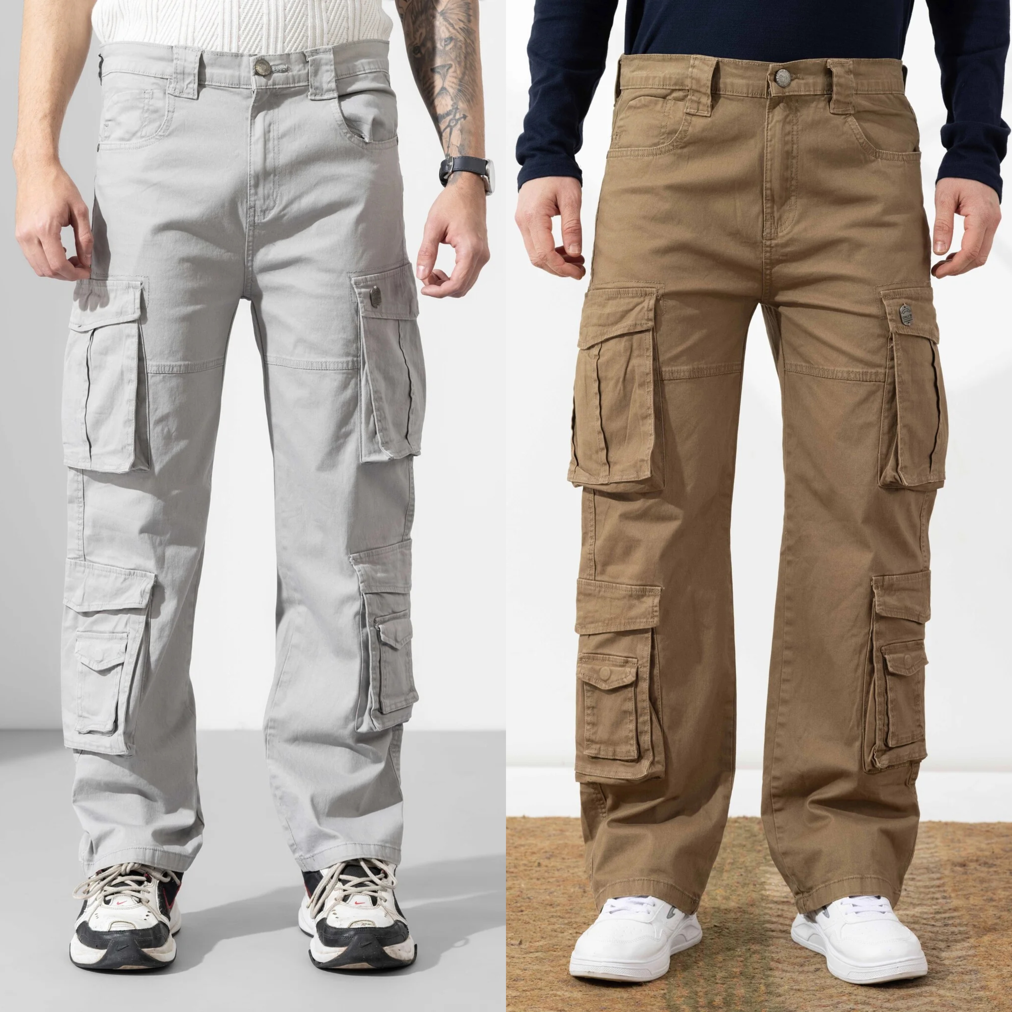 CleanLine Cargo Pants – Pack of 2
