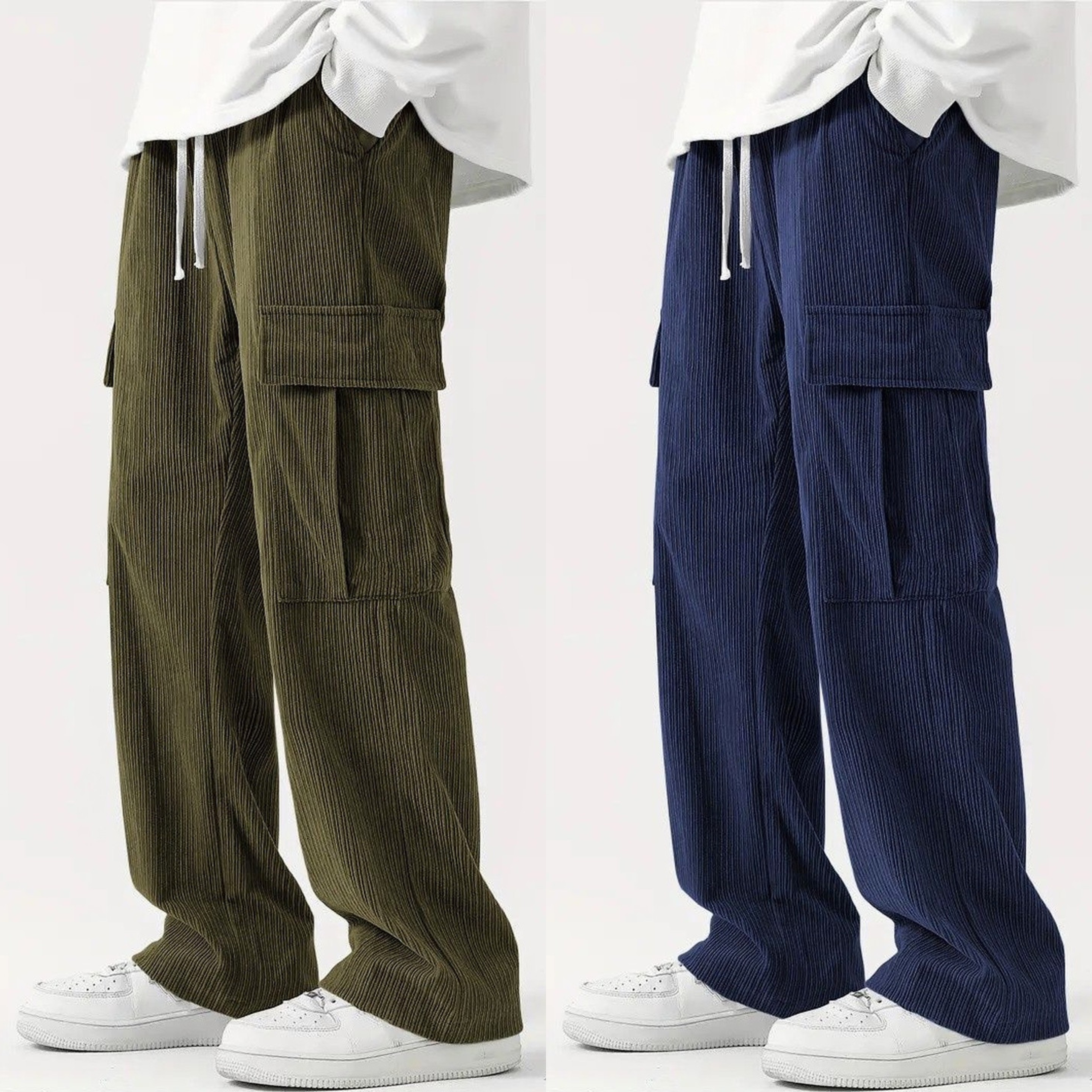 Velvet Rib Utility Pants