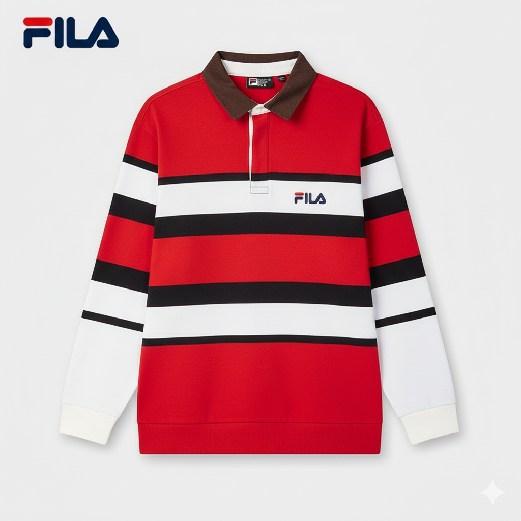 Heritage Striped Polo Sweat Collection – Pack of 4 (Red | Cream | Blue | Green)