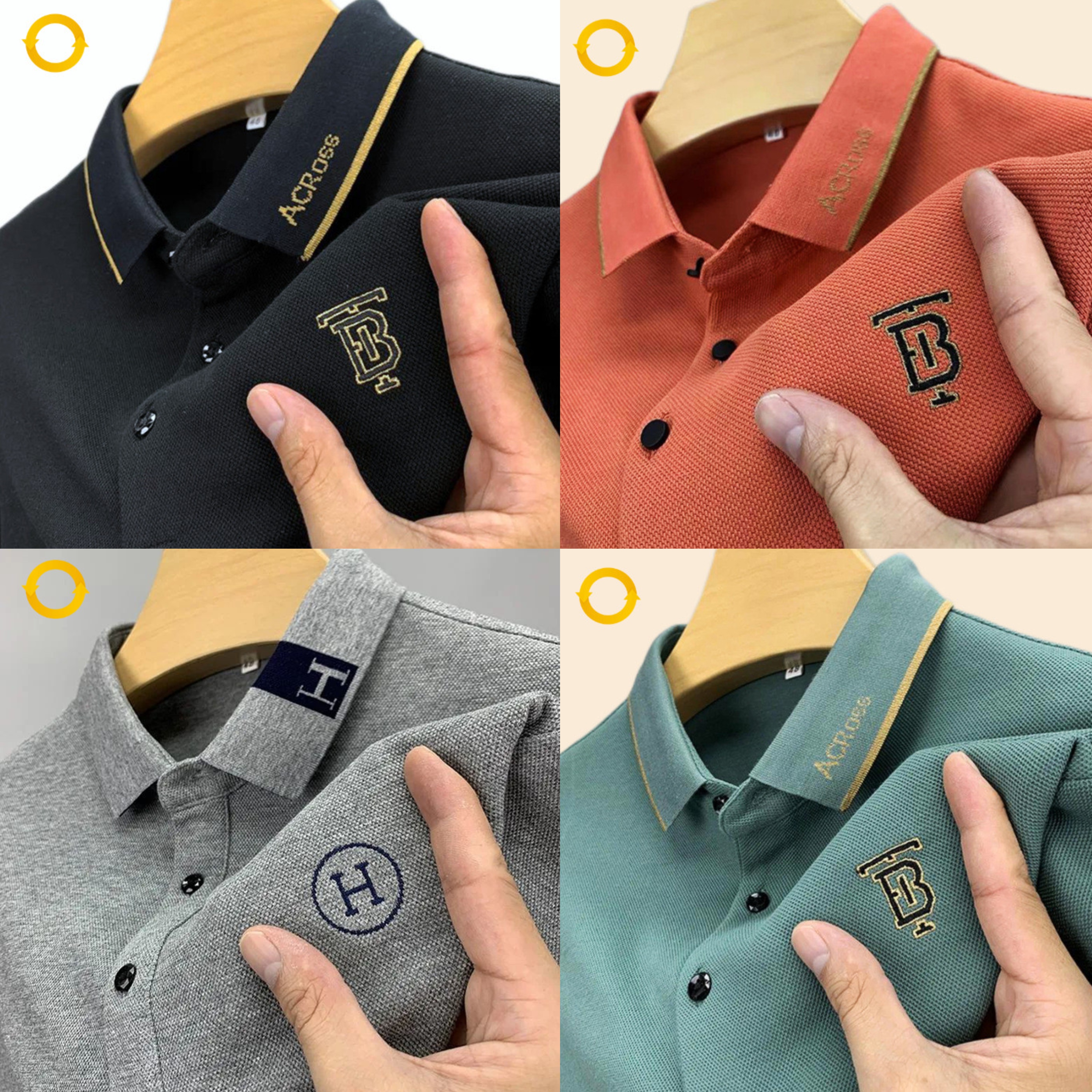 Hybrid Signature Polo Collection – Pack of 4