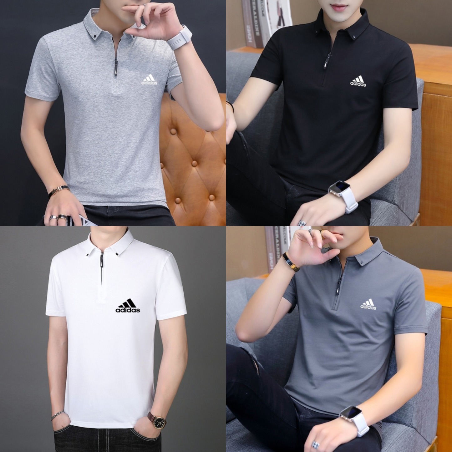 Active Zip Collar Quad