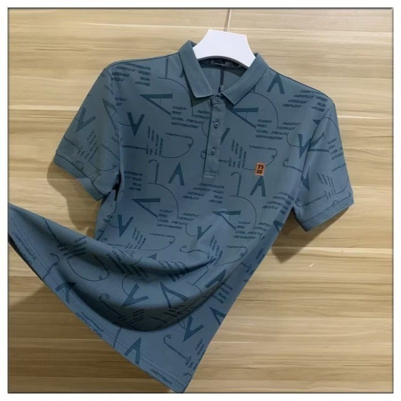 Urban Typography Print Polo Combo – Pack of 4