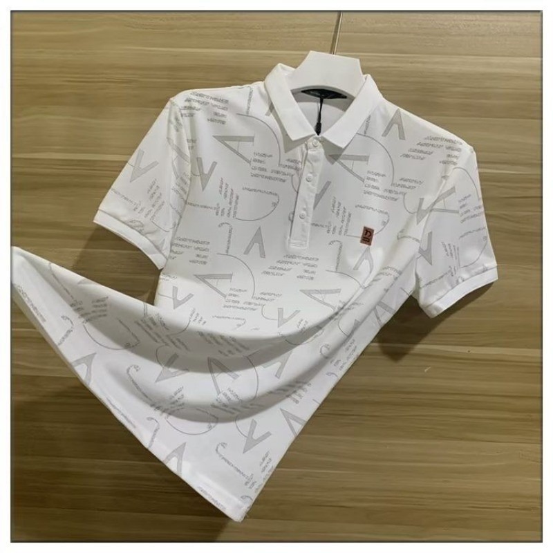 Urban Typography Print Polo Combo – Pack of 4