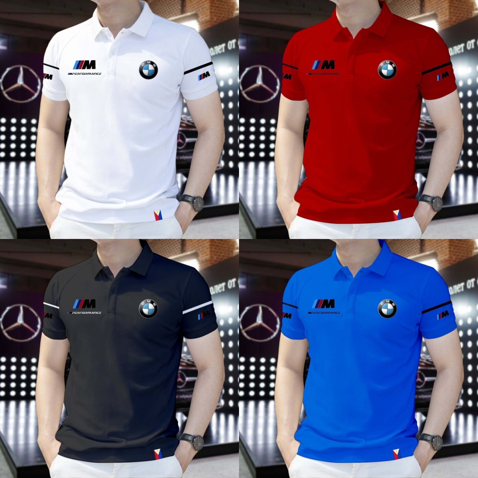 Motorsport Performance Polo Combo – Pack of 4