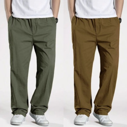EverTrail ComfortFit Pants – Olive & Tan Edition