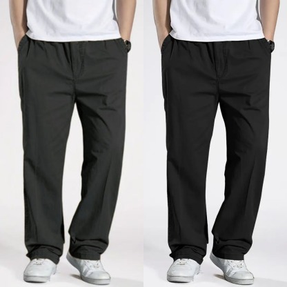 ShadowFit Classic Comfort Pants – Jet Black Edition