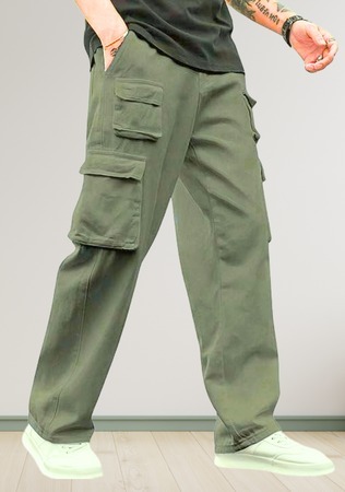 MossTrek Utility Cargo Pants – Deep Forest Edition