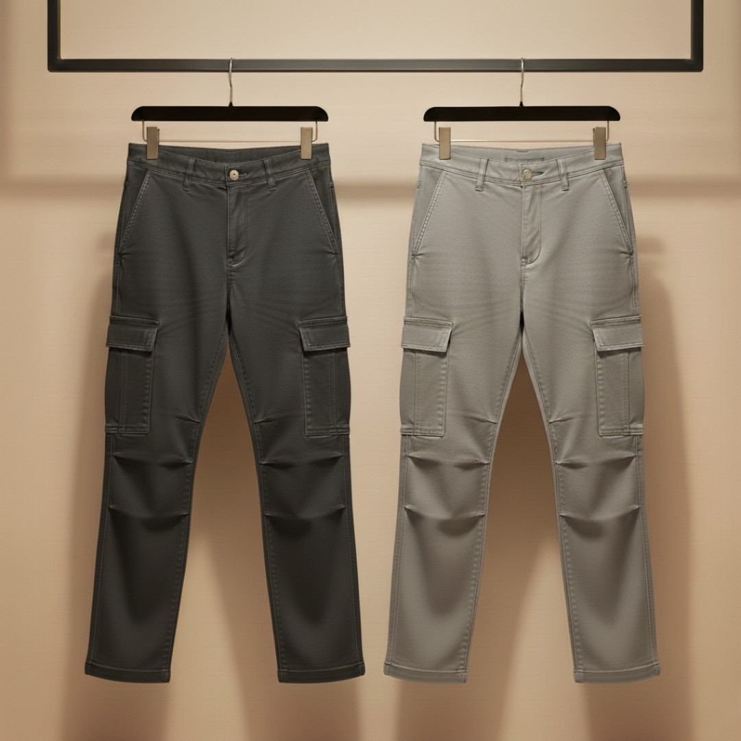 ShadowCore Classic Cargo Pants – Pack of 2