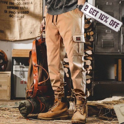 Men’s Cargo Joggers – Combo of 2