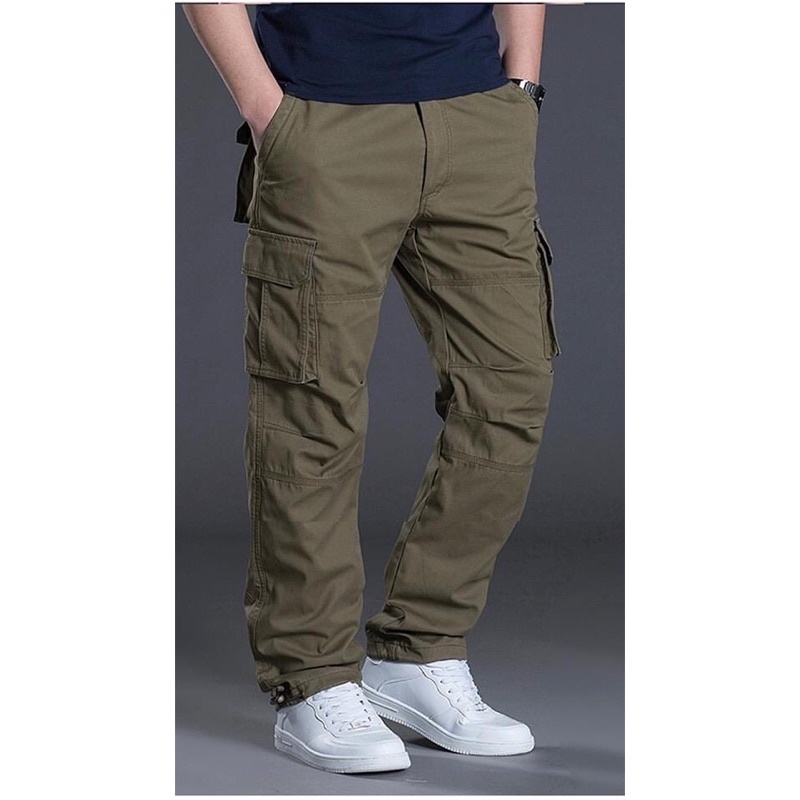 Men’s Rugged Cargo Pants – Pack of 2