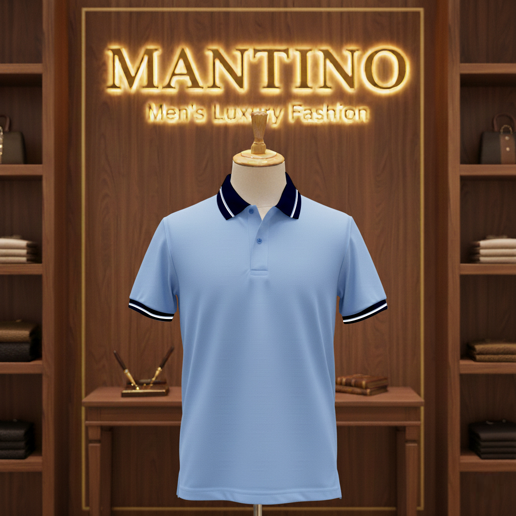 Mantino Elite Polo Collection – Pack of 4 (Mint | Maroon | Sky Blue | Off-White)