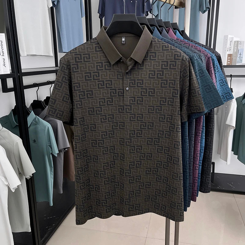 Versa Patterned Polo Collection – Pack of 4 (Teal | Charcoal | Maroon | Olive)