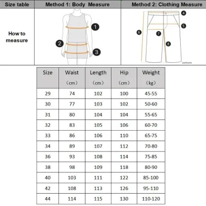 Men's Pants Large Size Multi-pocket Loose Overalls ( Pack of 2 )