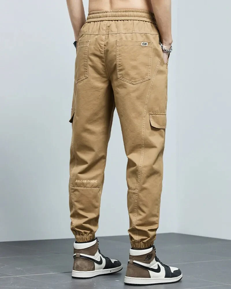 Japanese Style Pants Men Autumn Winter Casual Pants ( Pack of 2 )