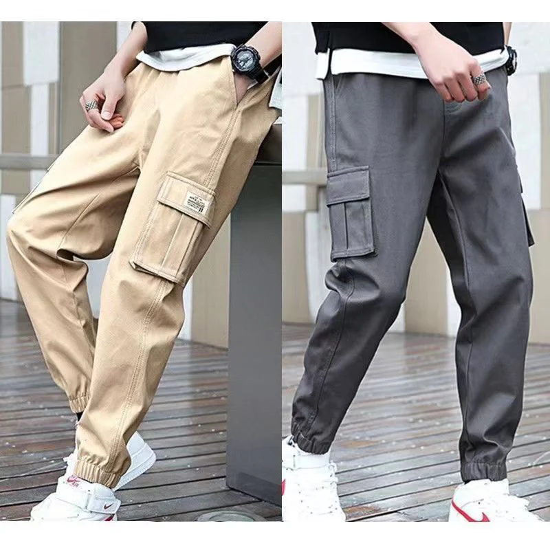 Classic Streetwear Casual Men Ribbons Jogging Pants ( Pack of 2 )