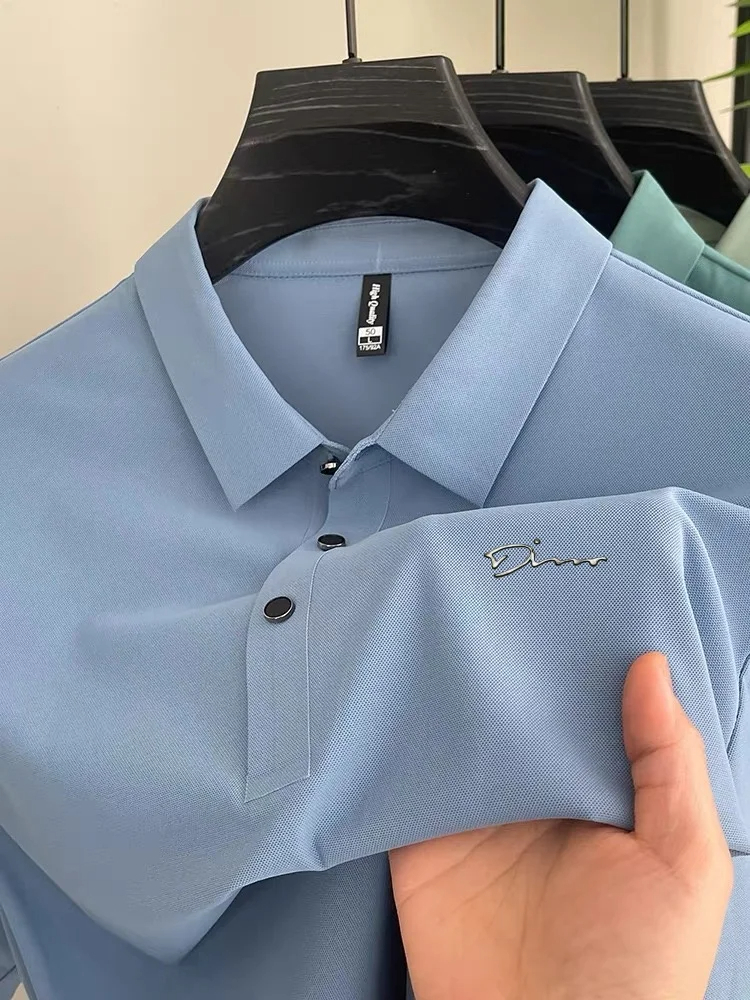 Luxury Custom Relief Short Sleeve Polo T-Shirt