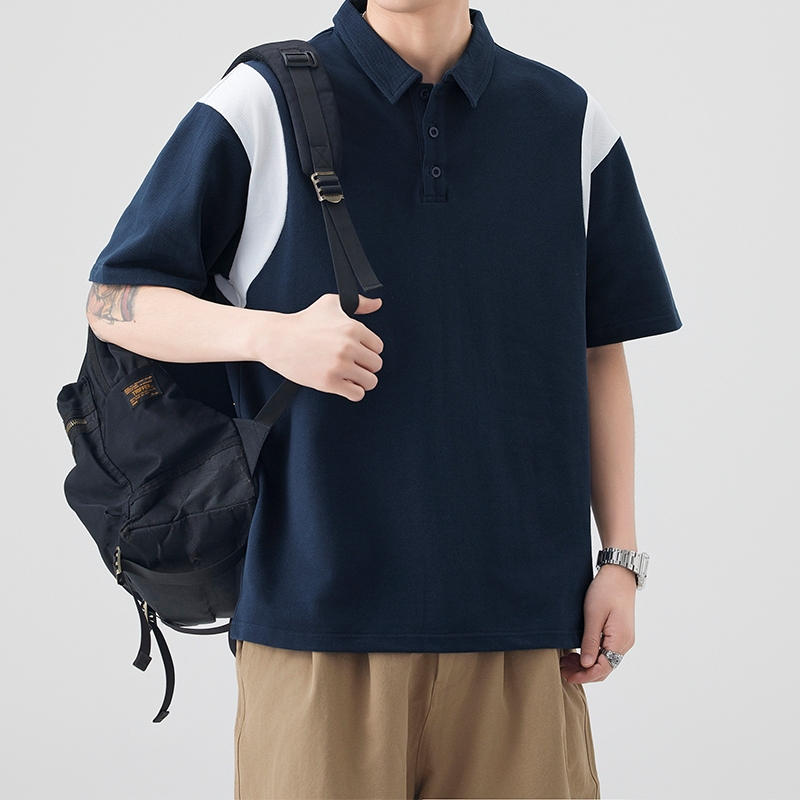 Color Block Shoulder Quad