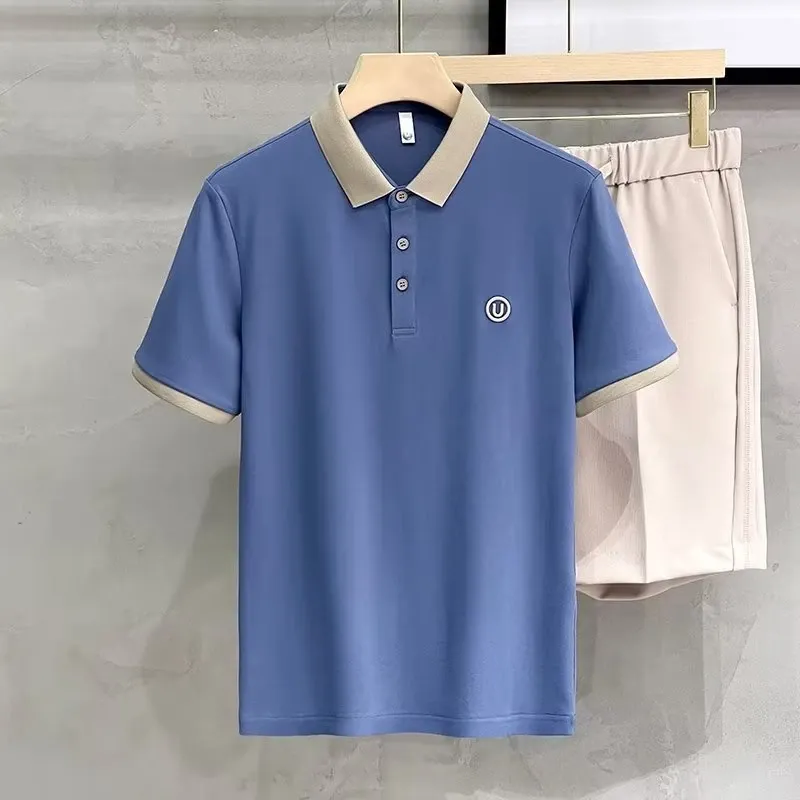 LUXE CASUAL CONTRAST POLO SET (Pack of 4)