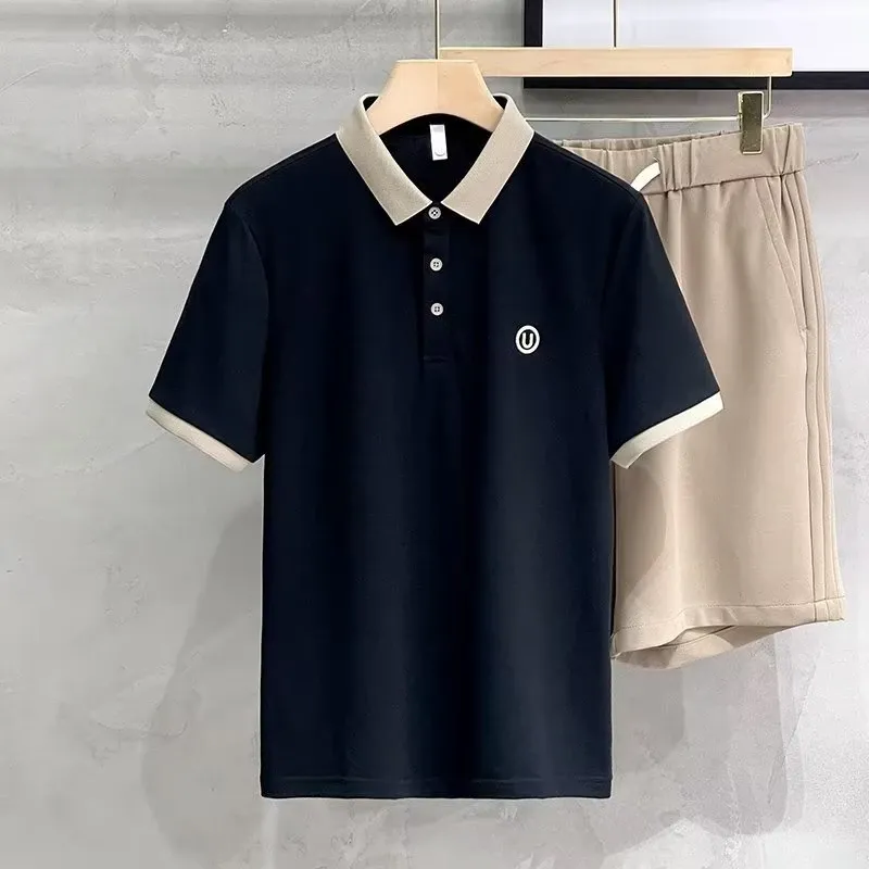 LUXE CASUAL CONTRAST POLO SET (Pack of 4)