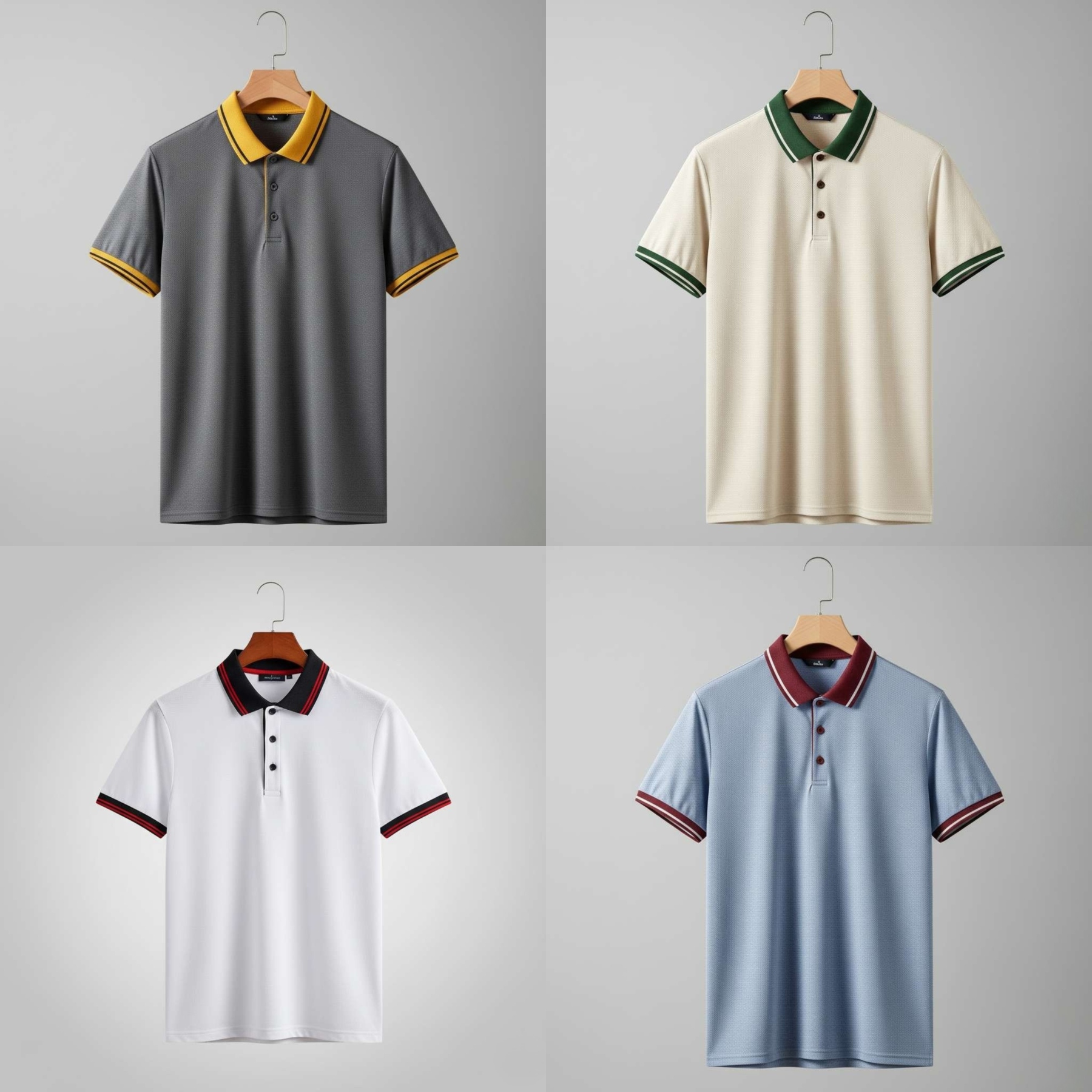 Premium DualTrim Polo – Pack of 4