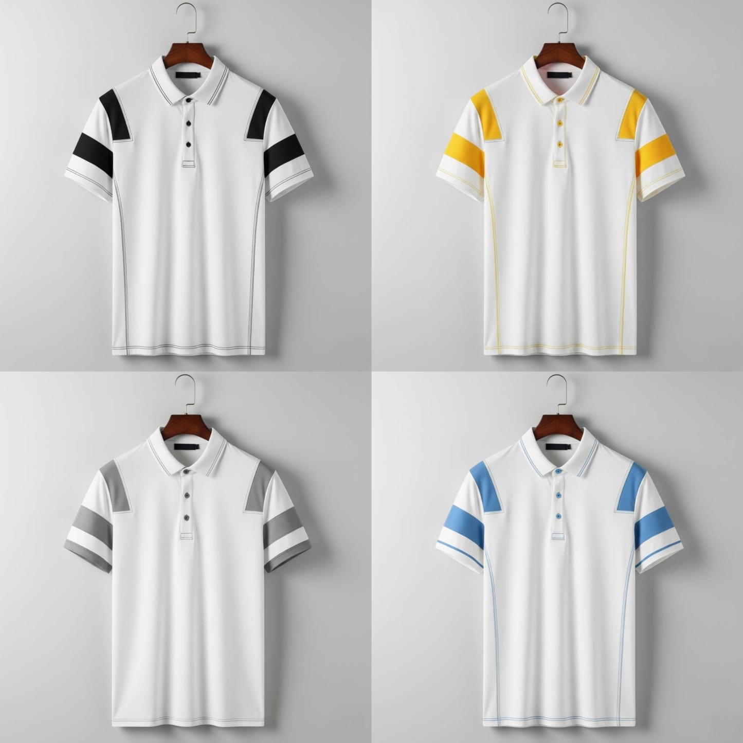 Prime ContrastPanel Polo – Pack of 4