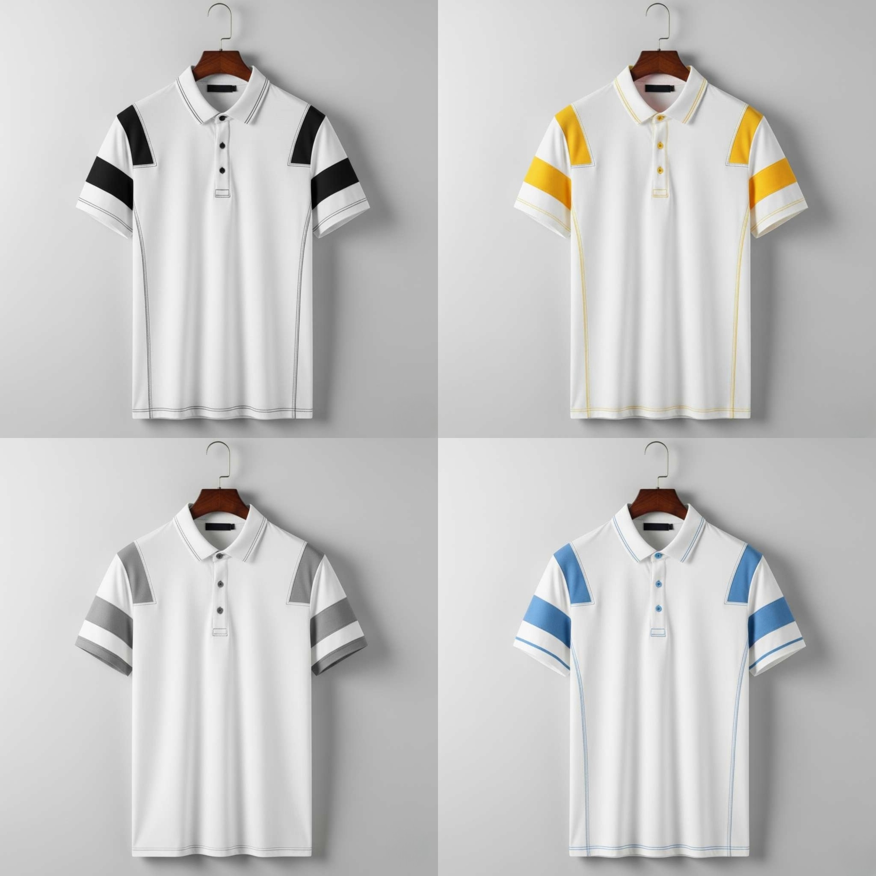 Prime ContrastPanel Polo – Pack of 4