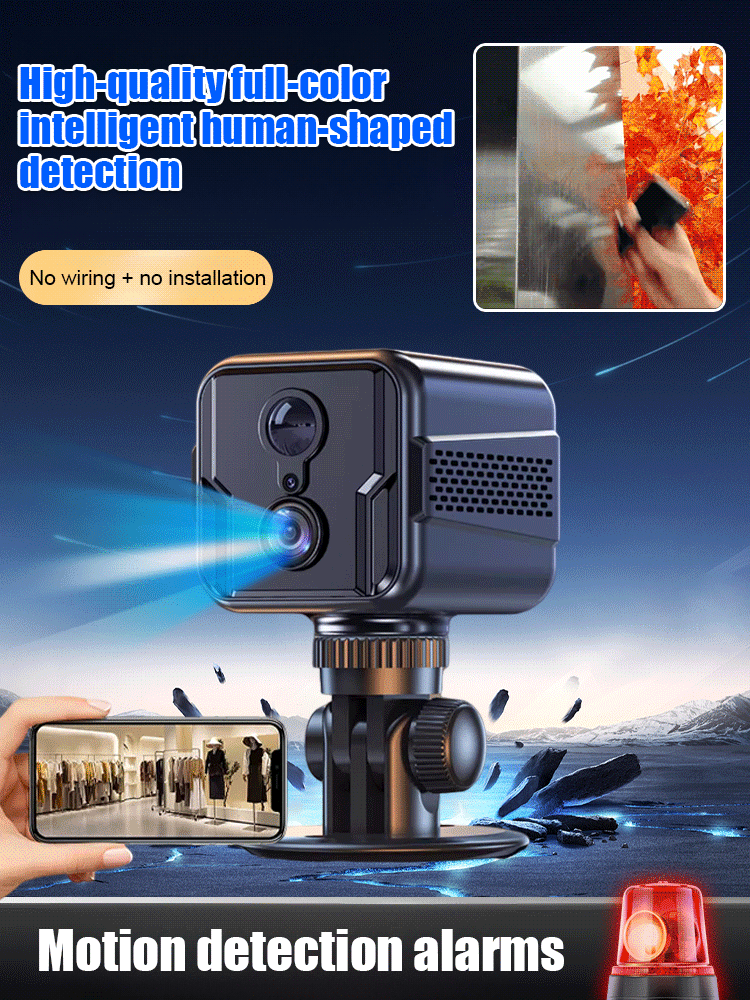 【See everything you want clearly】No wiring, installation, or power required, even without an internet connection.