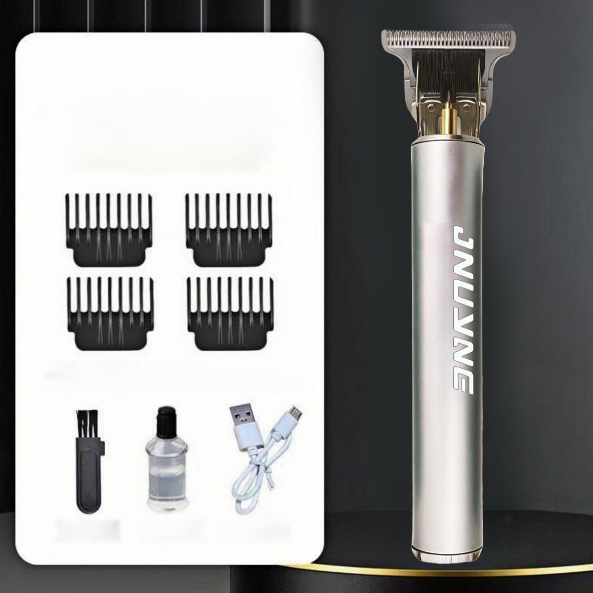 ✂️✂️✂️【Baby-Safe Electric Clipper】The stainless steel rounded blade is safe to use and quiet at 55 decibels. The 7000 rpm power clipper cuts even tough hair without lag. The removable blade is washable.