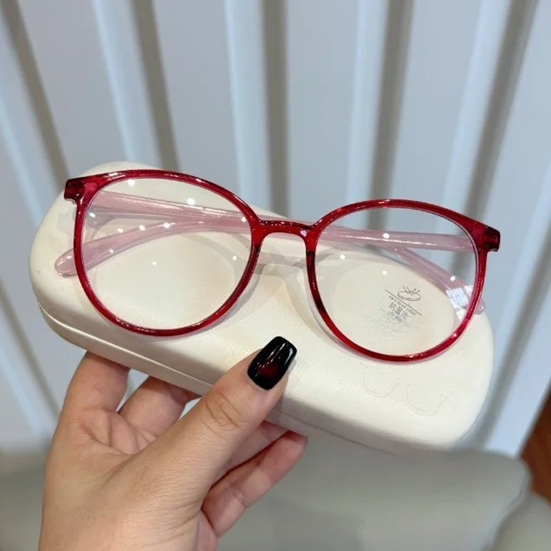 Ultra-lightweight anti-blue light integrated reading glasses