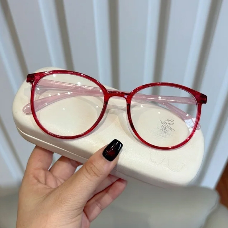 Ultra-lightweight anti-blue light integrated reading glasses