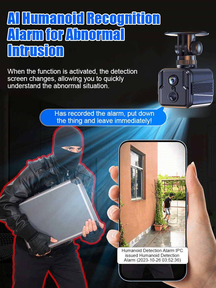 【See everything you want clearly】No wiring, installation, or power required, even without an internet connection.