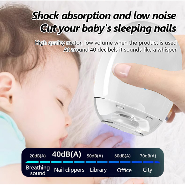 【A must-have for families with babies and elderly people】Electric nail grinder