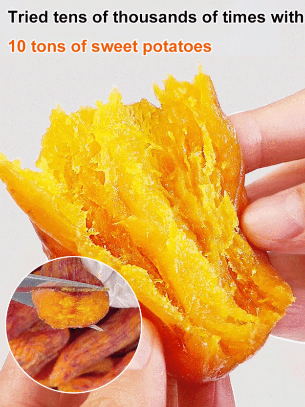 🍠Sugar-free sweet potato fries from Spain's best sweet potato growing region. Made from pure sweet potatoes, zero fat, and no additives. Carefully prepared using a three-step steaming and baking process.