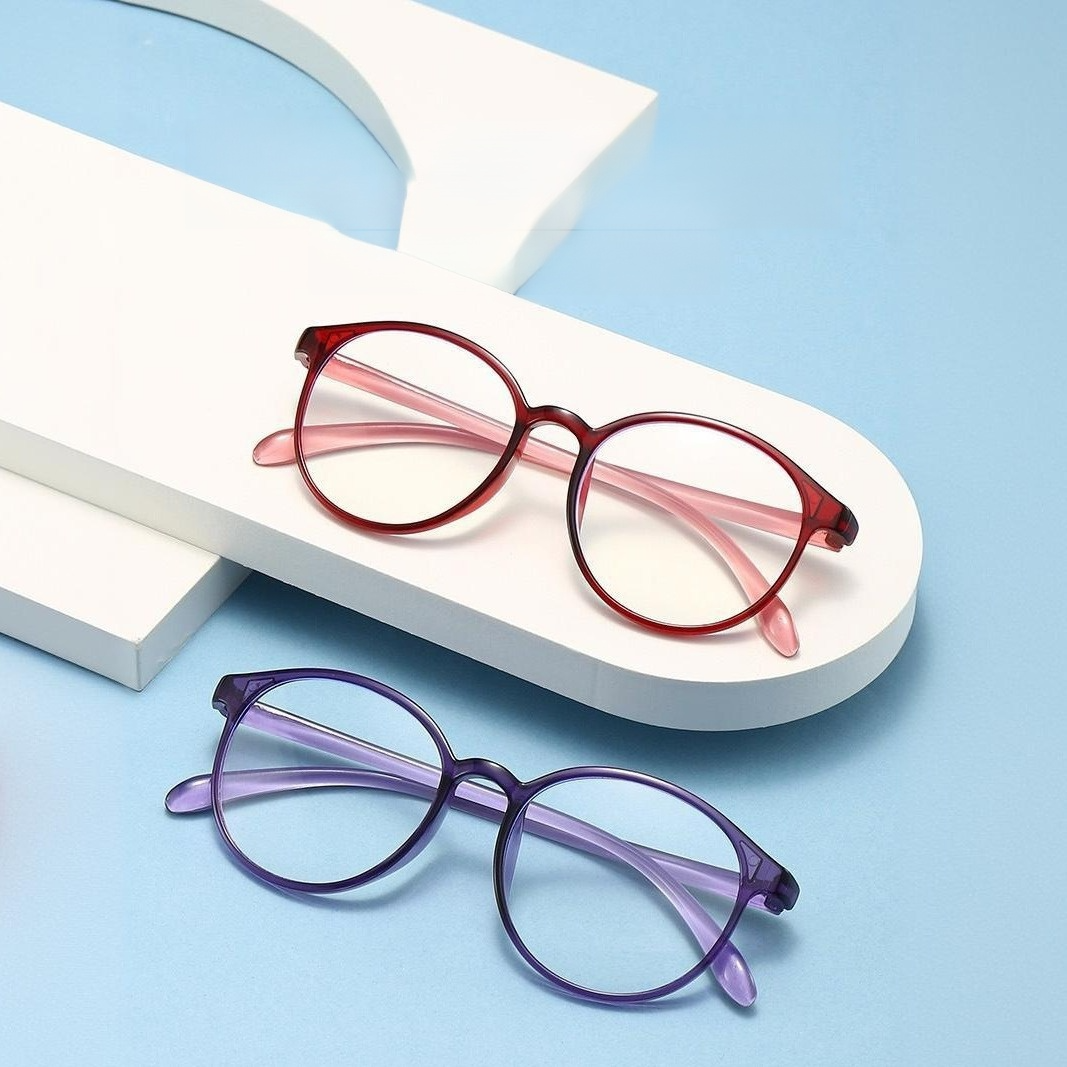 Ultra-lightweight anti-blue light integrated reading glasses