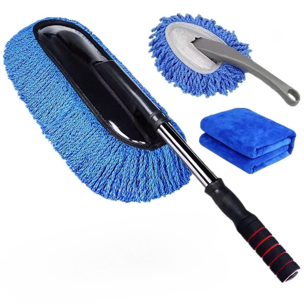 Scalable dust removal car wash mop