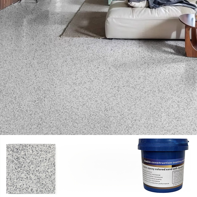 Upgrade epoxy coloured sand floor paint.🎨 With just one bucket, you can effortlessly transform up to 60 square meters of flooring.