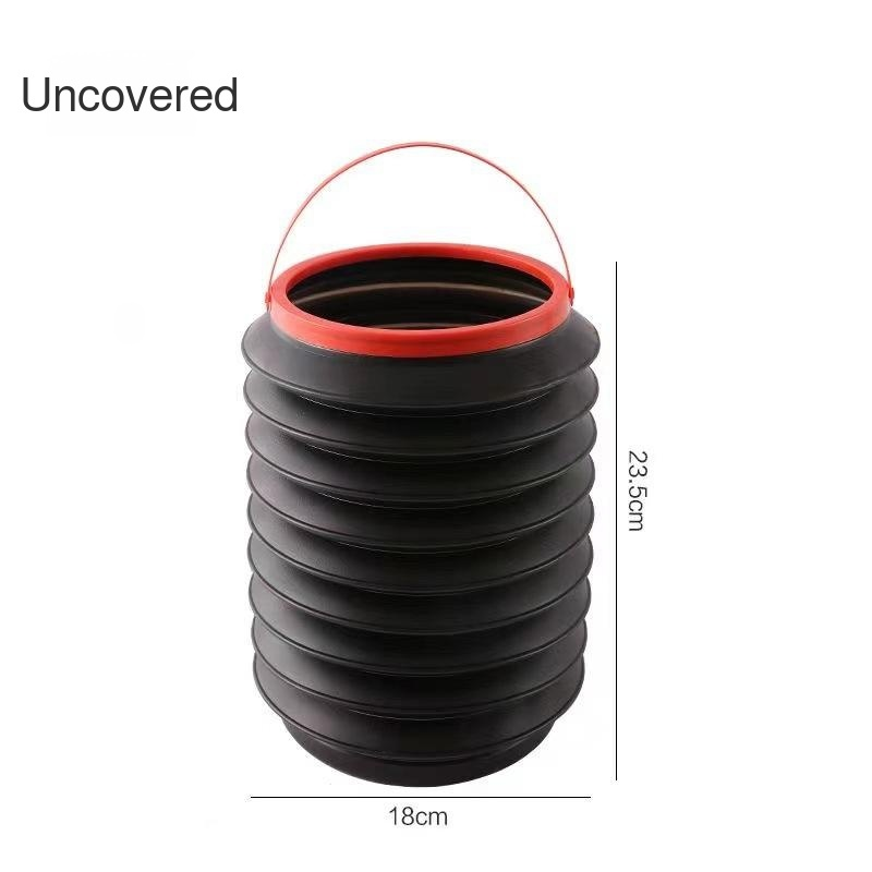 Car folding trash can